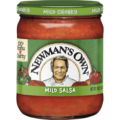 Newman's Own Salsa, Mild, Chunky 16 oz | Salsa, Dips & Spreads | Ingles Markets