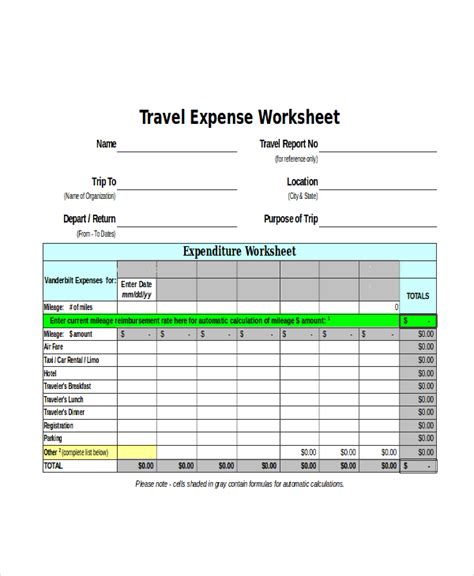 FREE 11+ Sample Expense Reports in Excel | PDF | MS Word