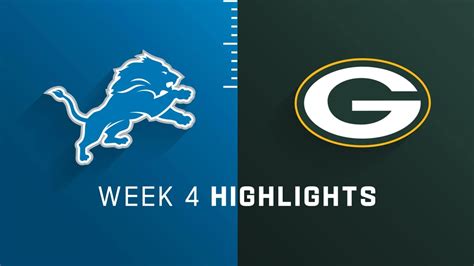 Game Highlights: Packers vs. Lions | Week 4