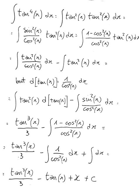 How do you integrate tan^4x dx? | Socratic