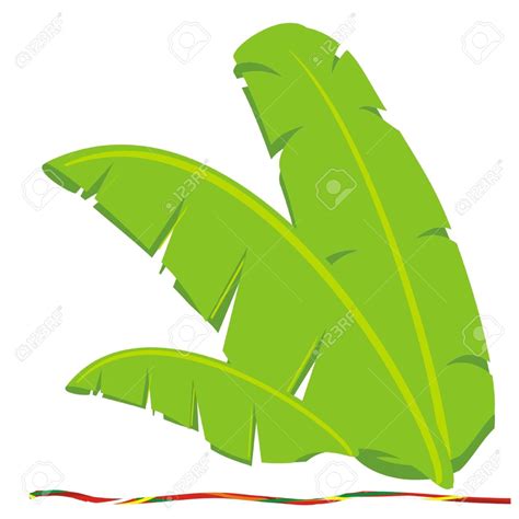 Banana leaf clipart - Clipground