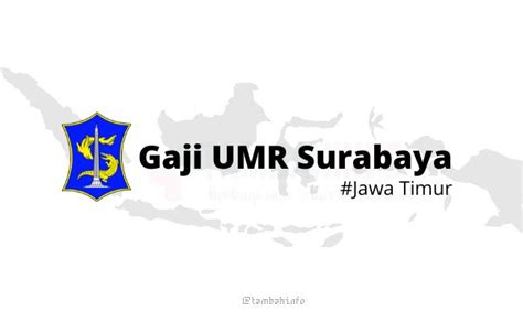 Gaji UMR Kota Surabaya Jawa Timur 2022 | Tambah Info