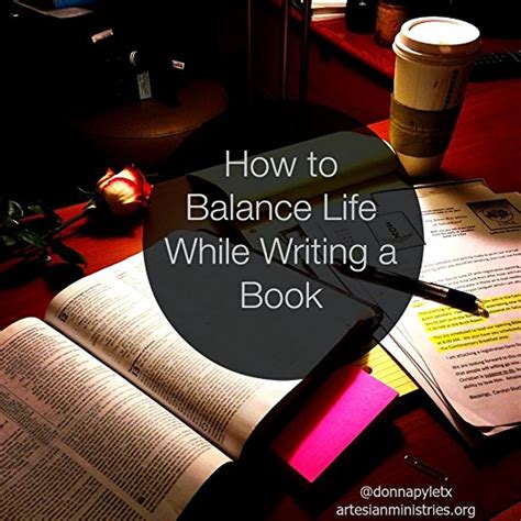 How To Balance Life While Writing A Book - Artesian Ministries