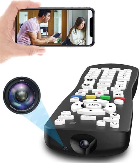 Obdeprlone WiFi TV Remote Control Hidden Camera - SpyCamCentral