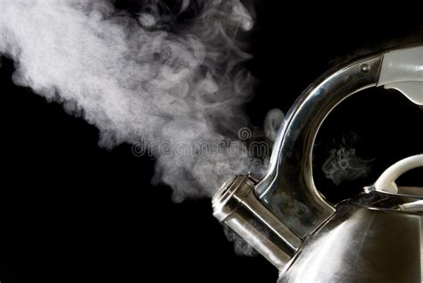 Tea Kettle With Boiling Water Stock Photo - Image: 2463846