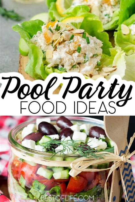 Pool Party Food Ideas | Pool Party Recipes - The Best of Life