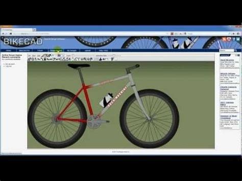 BikeCad, a Bicycle Design Software that allows you to design your own bike. | Bicycle design ...