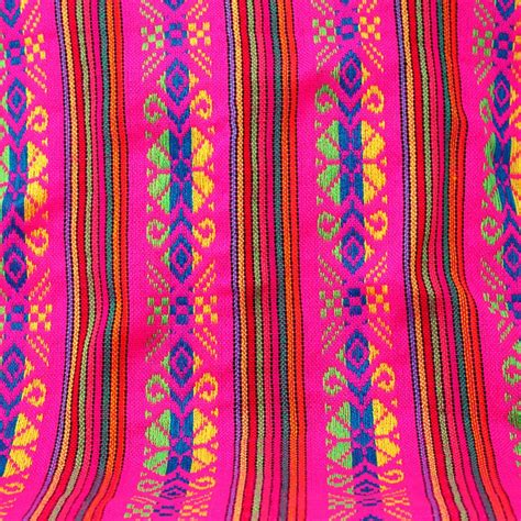 Mexican Fabric aztec fabric tribal fabric by the yard | Etsy