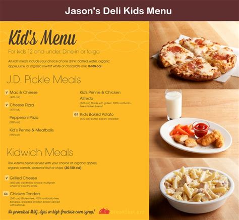 Jason's Deli Breakfast Menu 2024 with Price - Items, Hours, Sandwiches, Nutrition, Deals ...