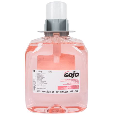 GOJO® 5161-03 FMX Luxury 1250 mL Cranberry Foaming Hand Soap - 3/Case