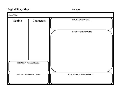 41 plantillas de mapas de historias gratuitas e imprimibles [PDF / Word ...