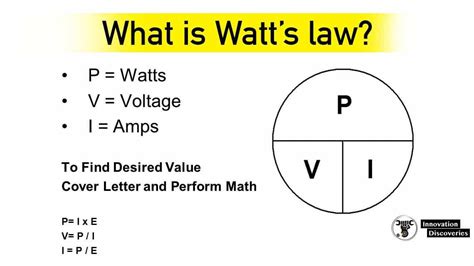 What is Watt’s law?