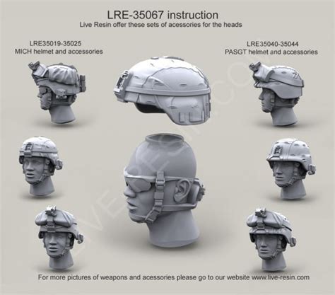 US Army Modern Heads with ESS Crossbow Goggles - Accessories