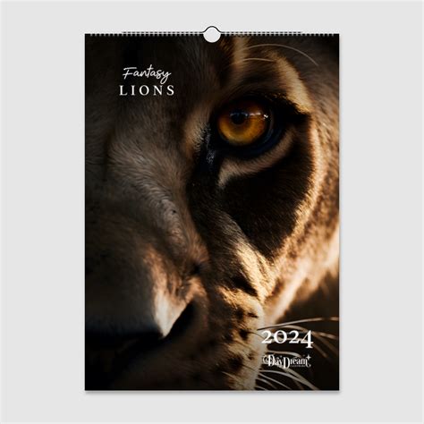 Fantasy Lions: Wall calendar - daydreamcalendars.com