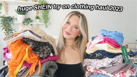 huge SHEIN new try on clothing haul 2023! - YouTube