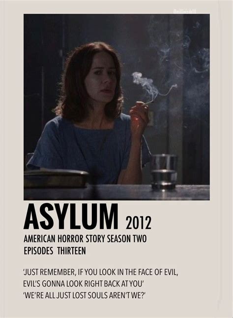 Asylum by Millie | American horror story seasons, American horror ...