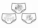 Potty training Pants Coloring Page Free Image Download sketch template