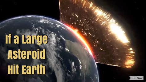 Terrifying simulation of a large asteroid impact with Earth [video ...