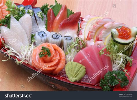 Japan Sashimi Set Stock Photo 52859390 : Shutterstock