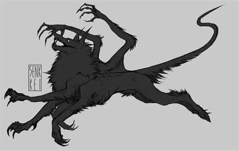 Hellhound sketch by Senkkei on DeviantArt