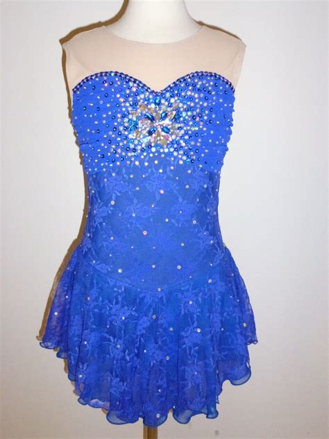 BEAUTIFUL & GORGEOUS ICE SKATING DRESS SIZE GIRLS X-LARGE | Figure skating dresses, Skating ...