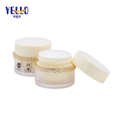 Cream-coloured Recyclable Plastic Cosmetic Containers Packaging For ...