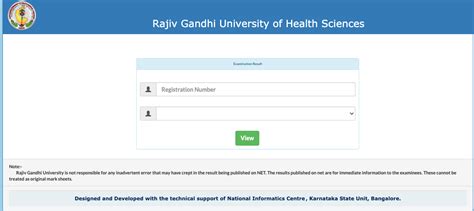 RGUHS Results 2024 | {Out} MBBS, BDS, Nursing, BAMS, BHMS