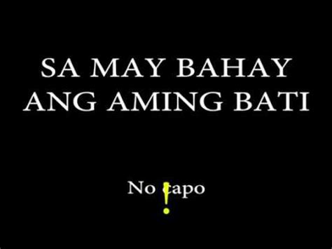 SA MAY BAHAY ANG AMING BATI - Easy Chords and Lyrics Acordes - Chordify