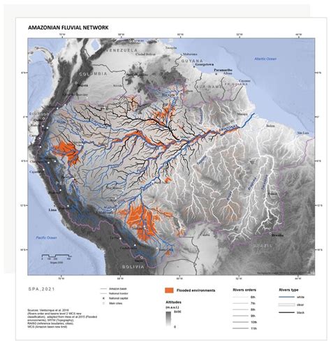 5 Amazon River Network across the largest tributary systems and the... | Download Scientific Diagram