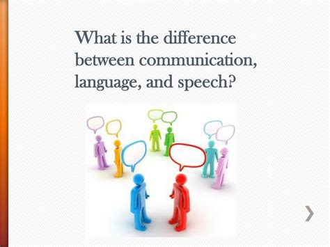 PPT - What is the difference between communication, language, and speech? PowerPoint ...