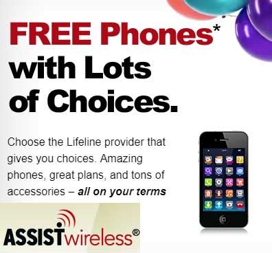 Assist Wireless Lifeline Free Government Phones Program