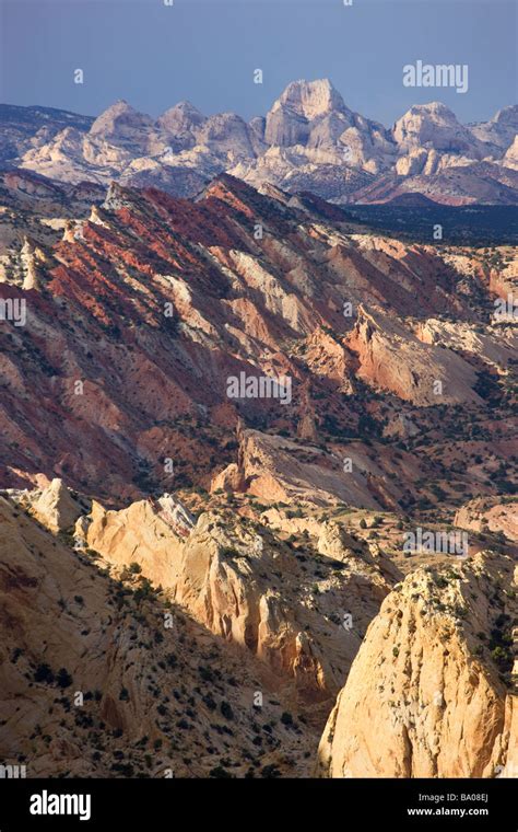 The Waterpocket Fold Capitol Reef National Park Utah Stock Photo - Alamy