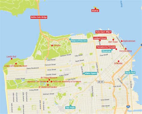 27 Top Tourist Attractions in San Francisco (with Map) - Touropia