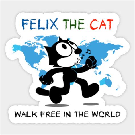 Felix The Cat - Felix The Cat - Sticker | TeePublic