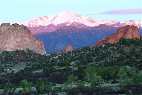 A Pikes Peak Sunrise Photograph by Eric Glaser