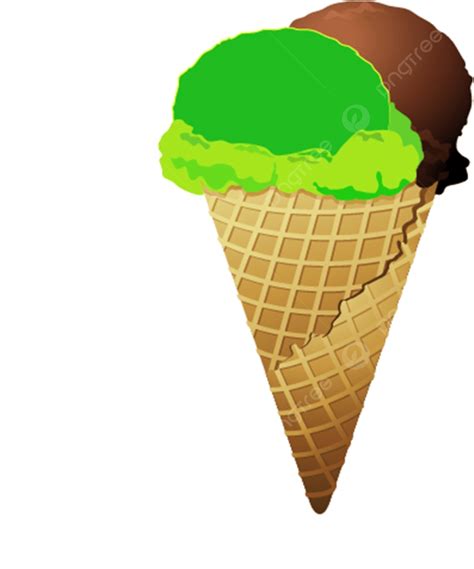 Ice Cream Cones Vector Art PNG, Ice Cream Cone Vector Whipped, Image ...