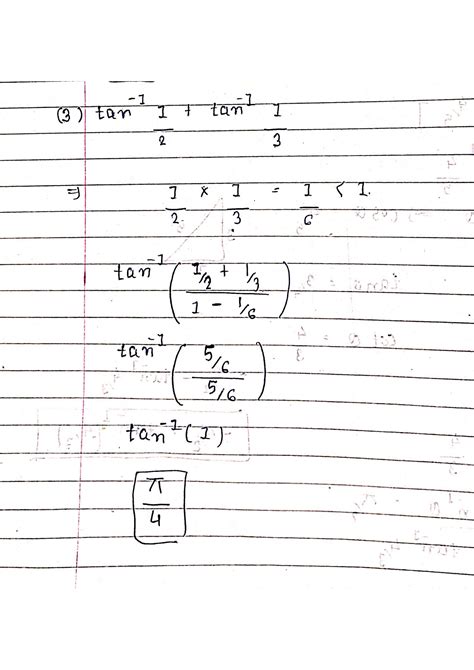 SOLUTION: Inverse trigonometry solved examples - Studypool