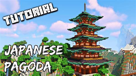 Japanese Pagoda | Minecraft Tutorial - YouTube