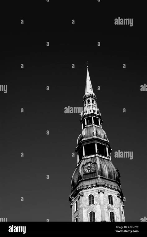 Beautiful Riga city architecture with old buildings Stock Photo - Alamy