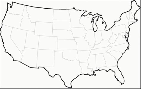 Blank US Regions Map Printable - Printable Maps Online