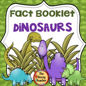 Dinosaurs Fact Booklet by TheBeezyTeacher | Teachers Pay Teachers