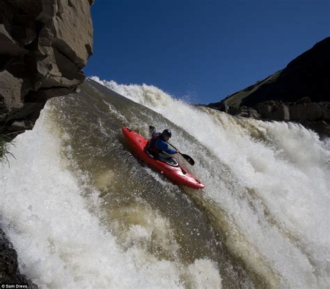 Highest waterfall kayak plunge-world record set by Tyler Bradt