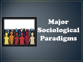 Major Sociological Paradigms - SOCIOLOGY OFFICIAL