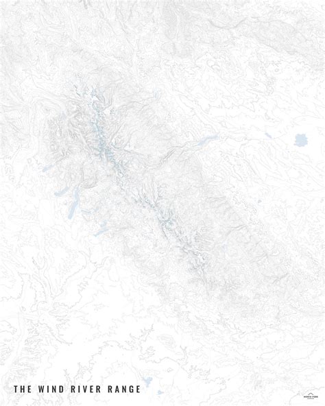 Wind River Range Map — North Fork Mapping