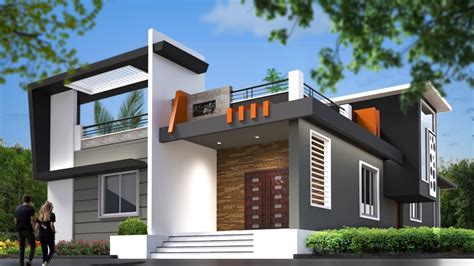 Front Elevation Rendering in Photoshop | Post-Production | House Design in 3DS MAX Part- 3 - YouTube