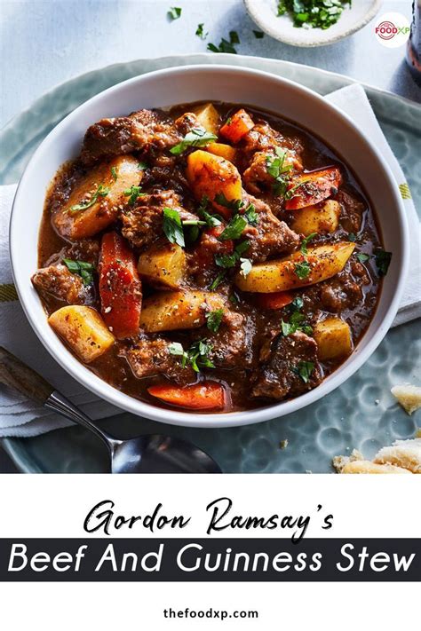 Traditional Gordon Ramsay Beef And Guinness Stew Recipe | Recipe | Gordon ramsay recipe, Best ...