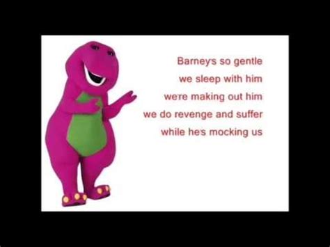 Barney Song Backwards | Song memes, Songs, Barney