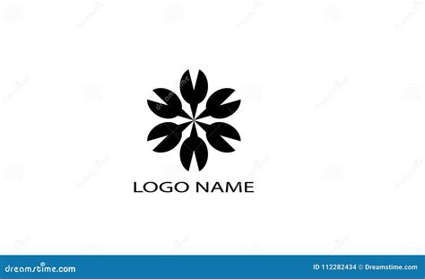 Logo Abstract Circle Black and White Stock Vector - Illustration of ...