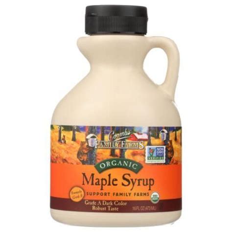 Organic Maple Syrup Grade A 16 Oz by Coombs Family Farms in 2021 | Organic maple syrup, Maple ...