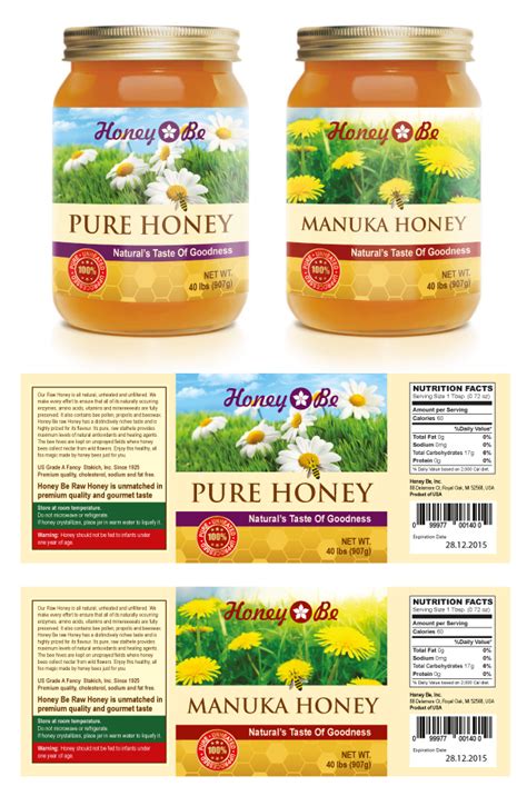 Honey Label Template | printable label templates